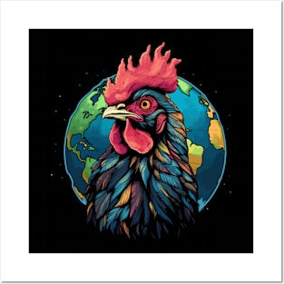 Chicken Earth Day Posters and Art